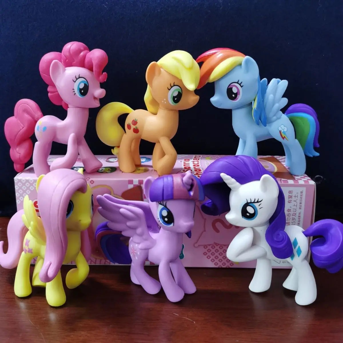 My Little Pony Toy Set Fluttershy Rainbow Dash Twilight Sparkle Princess Cadence Luna Hand Gift