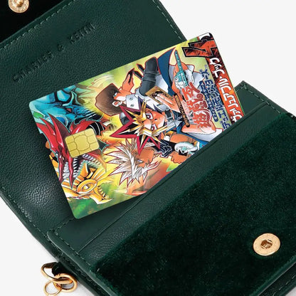 Amine Yu Gi Oh Classic Diy Credit Debit Card Sticker Party Sticker Decoration Waterproof Small Chip Card Skin Sticker