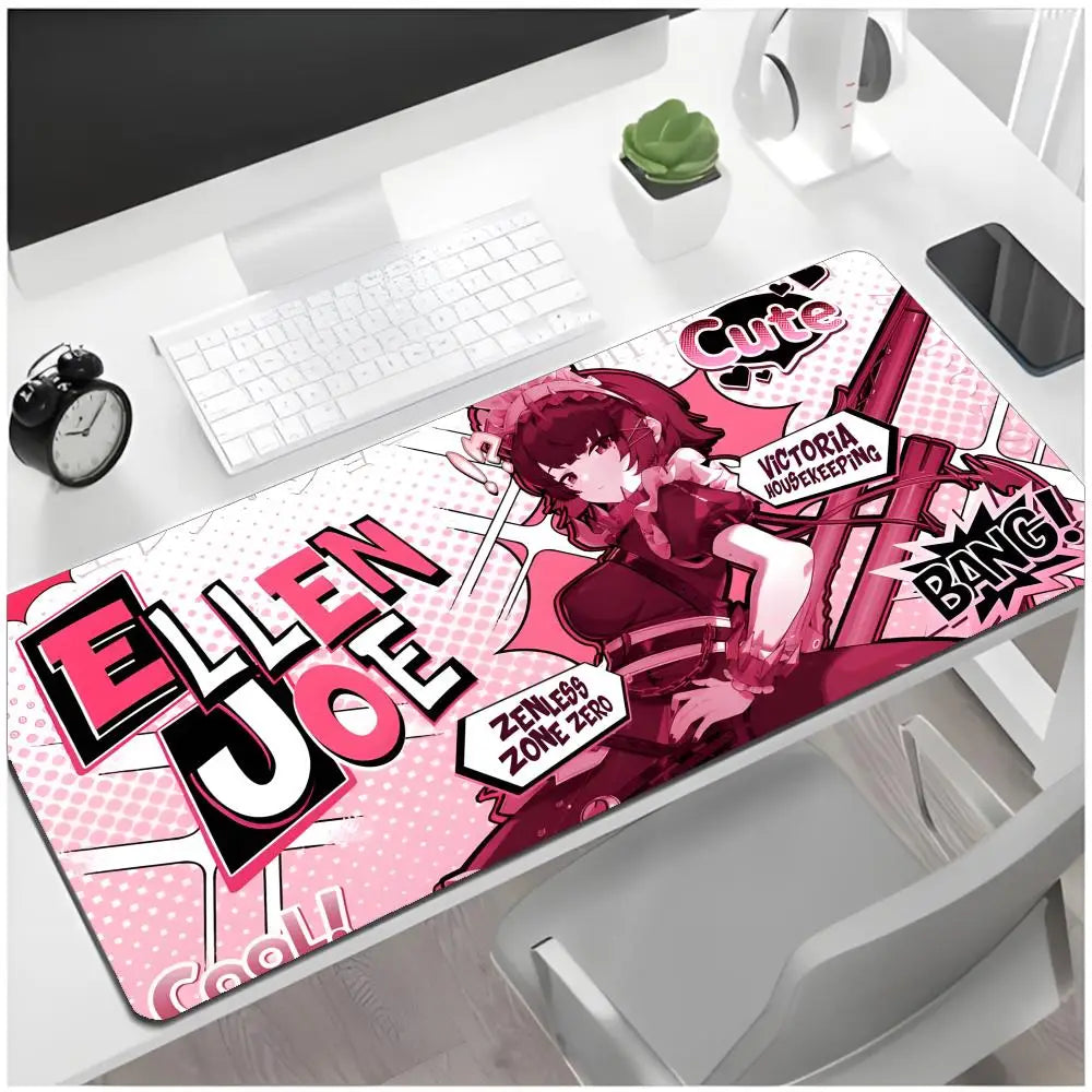 Shark Warrior Zenless Zone Zero Ellen Joe Gaming Desk Mat