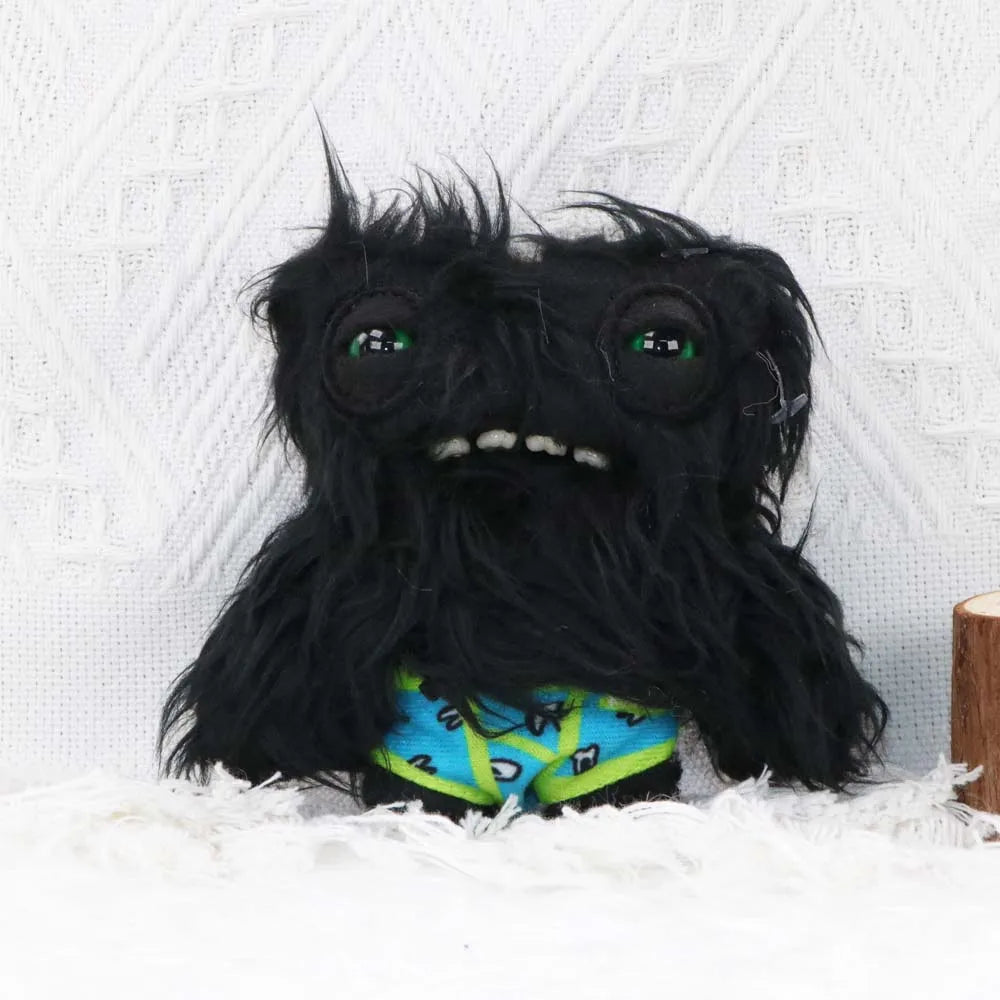 Fuggler Ugly Cute Monster Plush, 4inch Collectible Stuffed Toy, Funny Hairy Alien Doll for Fans Gift