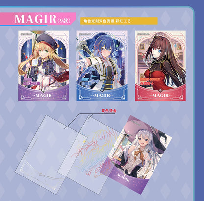 Exceedingly Beautiful Women Goddess Cards Anime Premium Spicy HOLO Booster Thick Exquisite Metal Card Games Toys Gift