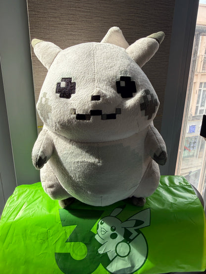 Pokemon Initial Pikachu Plush Pixel Pikachu Stuffed Doll Anime Hobbies Toys Adorably Home Decor Toys Anime Doll Birthday Gifts