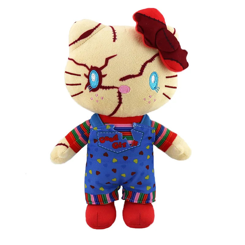 2026 Cute Halloween Creative Plush Toy Clown Resurrection Ghost Baby Chacy Chucky Plush Doll Kids Birthday Gift