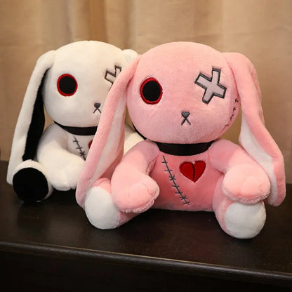 Spooky Gothic Bunny Stuffed Crazy Rabbit Plush Toy