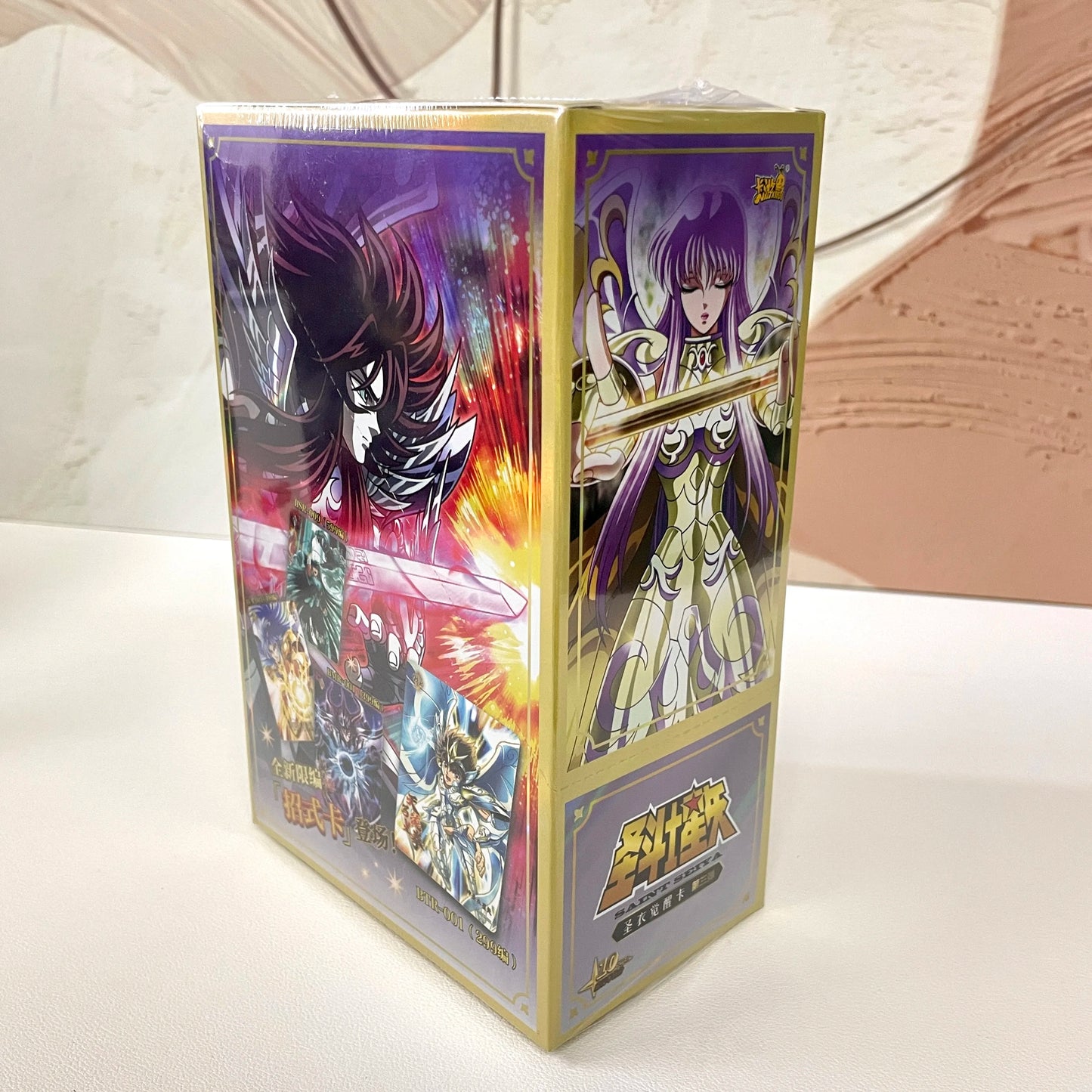 New Kayou Saint Seiya Cloth Awakening Card Box Manga Edition Collectible Card Star Pack Japanese Anime Rare Collection Cards