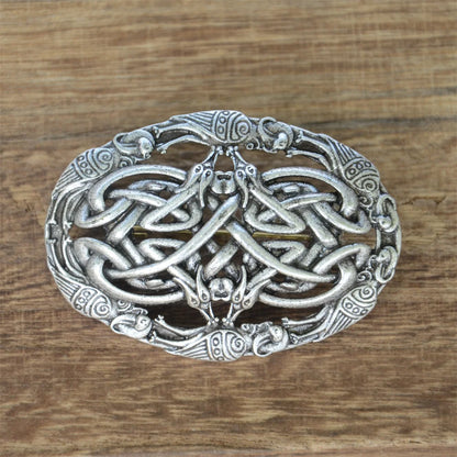 Nostalgia 1Pcs Retro Sweden Norse Viking Brooches Badge Suit Shirt Clothing Jewelry Brosch Talisman