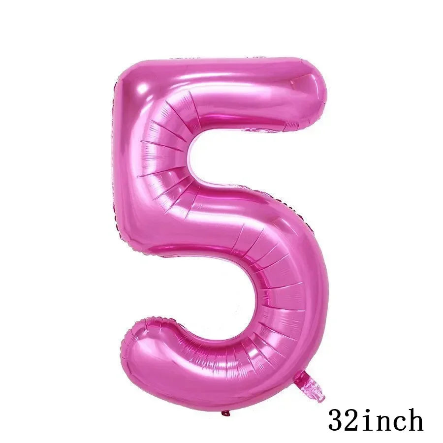 My Little Ponyed Foil Balloon Happy Birthday Latex Ballon Banner Party Decoration Cake Topper Supplies Backdrop Disposable Toy