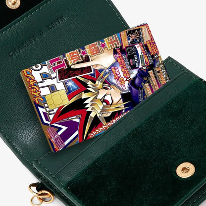 Amine Yu Gi Oh Classic Diy Credit Debit Card Sticker Party Sticker Decoration Waterproof Small Chip Card Skin Sticker