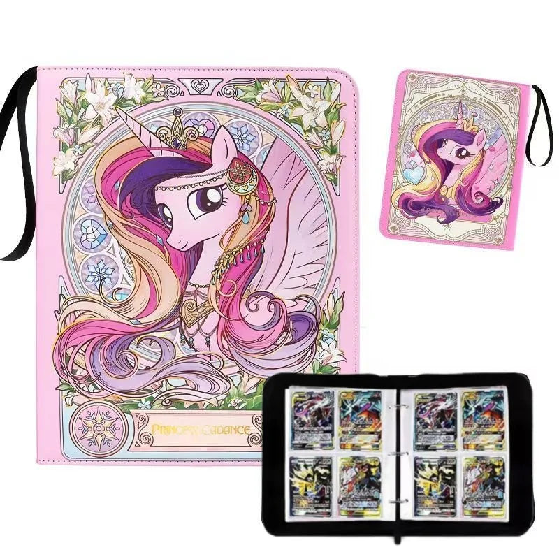 400 My Little Pony Anime Cartoon Album Book Game Card Collection Binder Children’s Toy Large Capacity Business Card Holder Gift