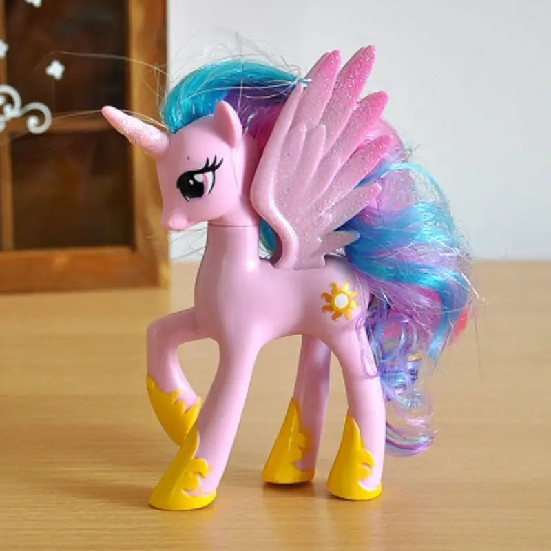 My Little Pony Toy Set Fluttershy Rainbow Dash Twilight Sparkle Princess Cadence Luna Hand Gift