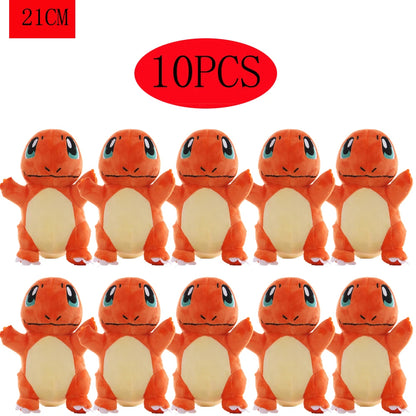 2026 Pokemon Plush Dolls Set - Soft Stuffed Animals Pikachu Charmander Bulbasaur Squirtle Psyduck Eevee Peluche Toy Gifts