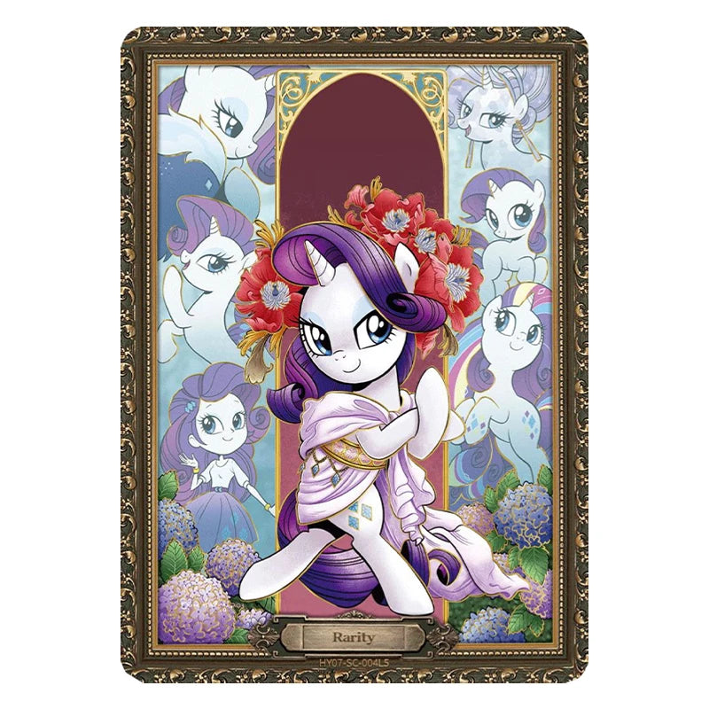 KAYOU Genuine My Little Pony Card Friendship Eternal 6 7 8 Huiyue Series SC SLR SGR UR Cute Princess Anime Collectible Cards Toy