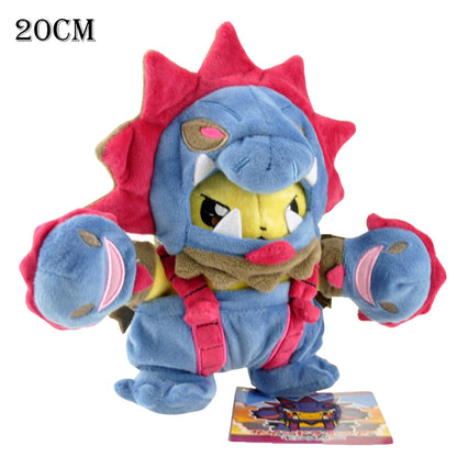Pokemon Pikachu Morpeko Gengar Cosplay Toy Snorlax Garchomp Tyranitar Hydreigon Anime Eevee Lapras Stuffed Plush Charizard doll