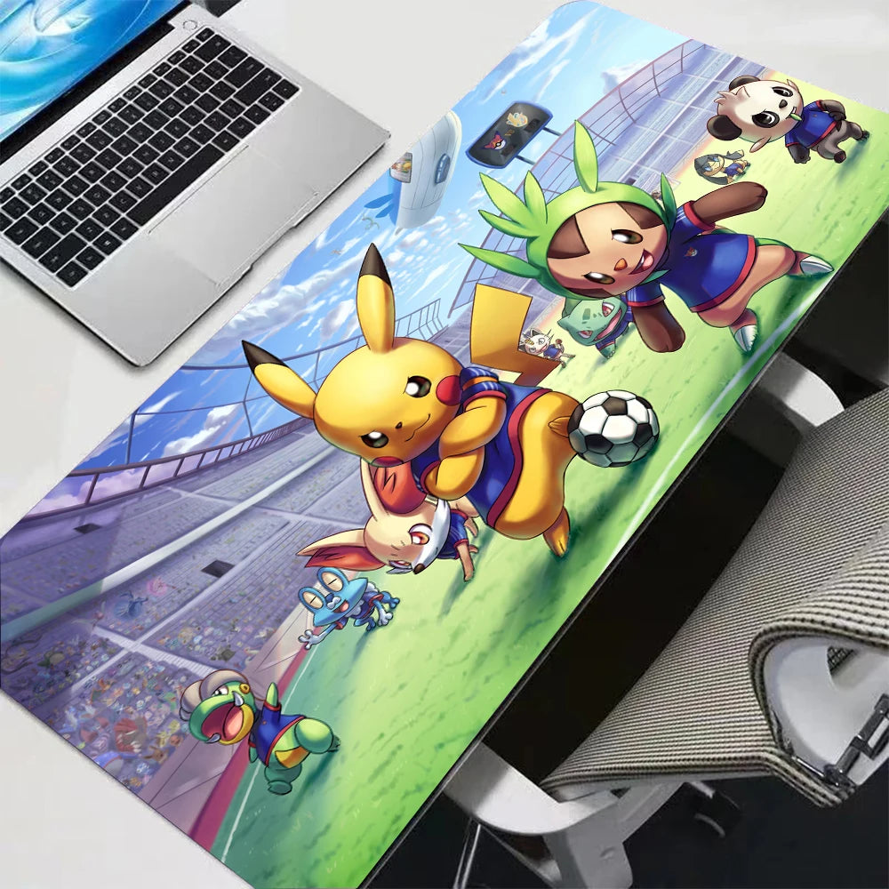 Rubber Mouse Pad Gaming Large Anime 600x350 Pokemon Keyboard Desk Mat Gamer Playmat Laptop PC Accessories Carpet Kawaii Mousepad