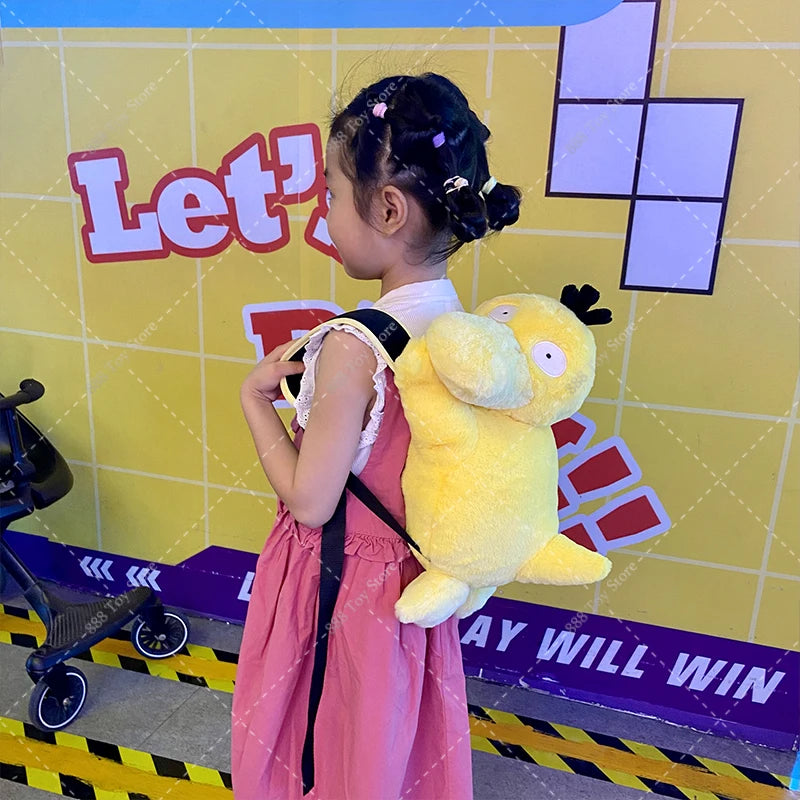 Pokemon Plush Backpack Anime Gengar Charizard Piplup Eevee Mimikyu Soft Stuffed Schoolbag Shoulder Bag Toy for Kids