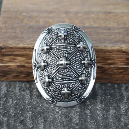 Nostalgia 1Pcs Retro Sweden Norse Viking Brooches Badge Suit Shirt Clothing Jewelry Brosch Talisman