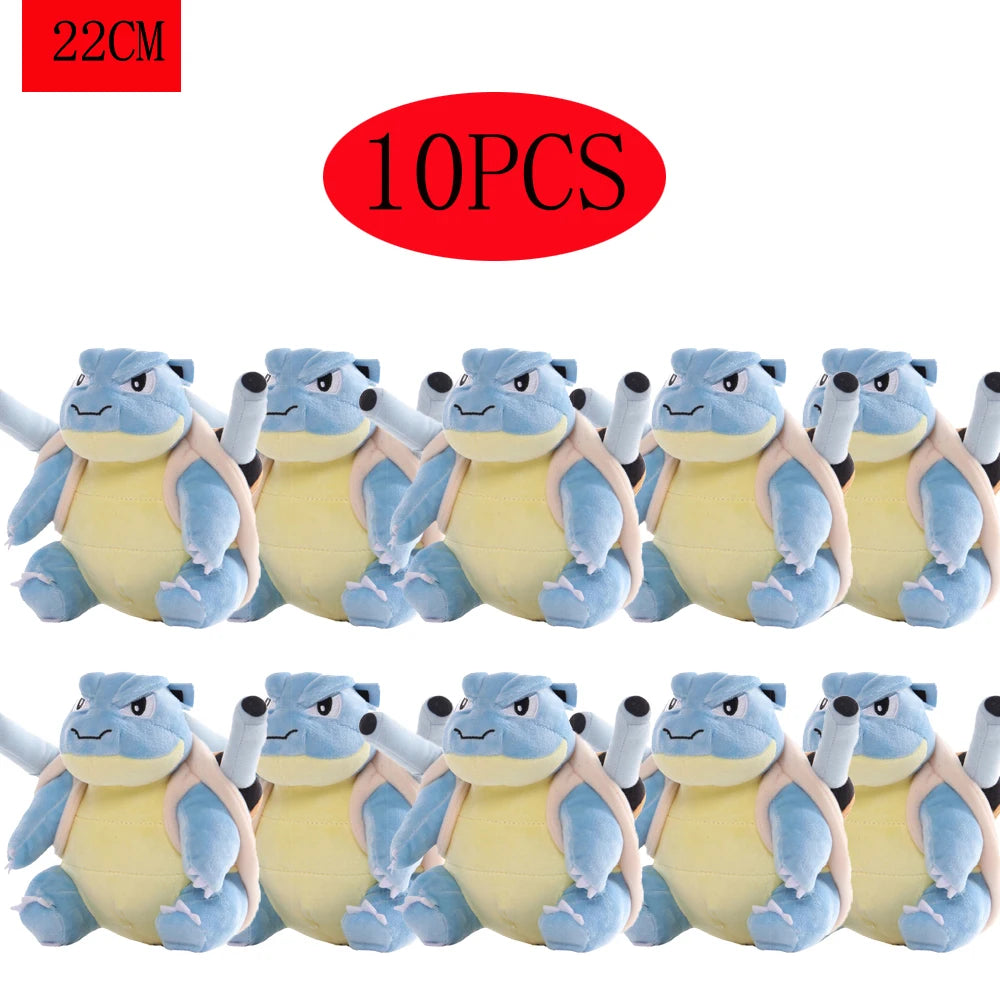 2026 Pokemon Plush Dolls Set - Soft Stuffed Animals Pikachu Charmander Bulbasaur Squirtle Psyduck Eevee Peluche Toy Gifts
