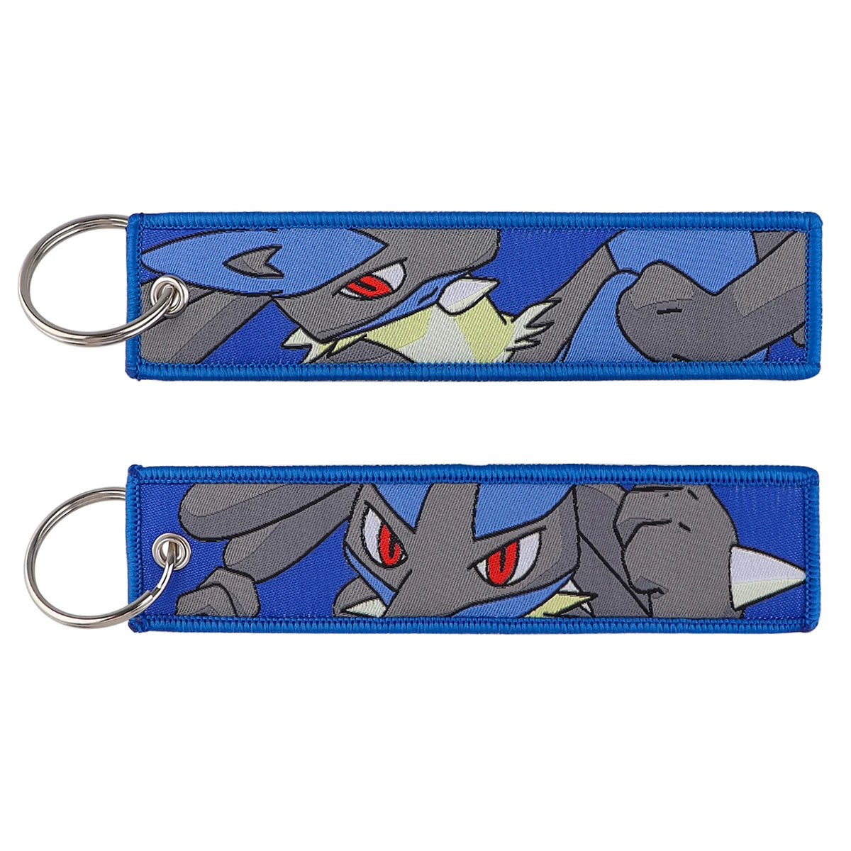 Anime Cute Animal Jet Tag Embroidery Keys Tag Women Keyring Cartoon Car Keys Fashion Jewelry Accessories Kids Gifts 1PCS