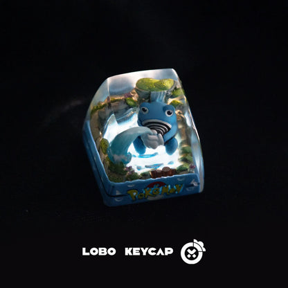 Anime Keycap Pokemon Snorlax Pikachu Gengar Single Handmade Cute Resin Custom Esc For Mechanical Keyboard Enthusiasts Keycaps