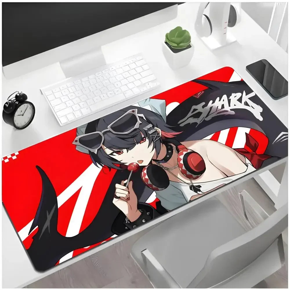 Shark Warrior Zenless Zone Zero Ellen Joe Gaming Desk Mat