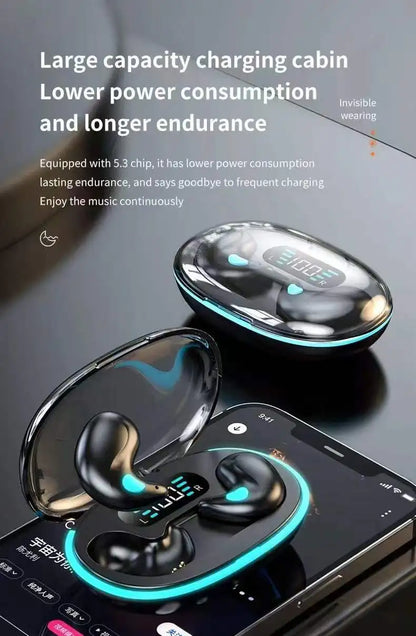 X55 Sleep Earphones Bluetooth Earphones Long Battery Life No In Ear Wireless Earphones Bluetooth