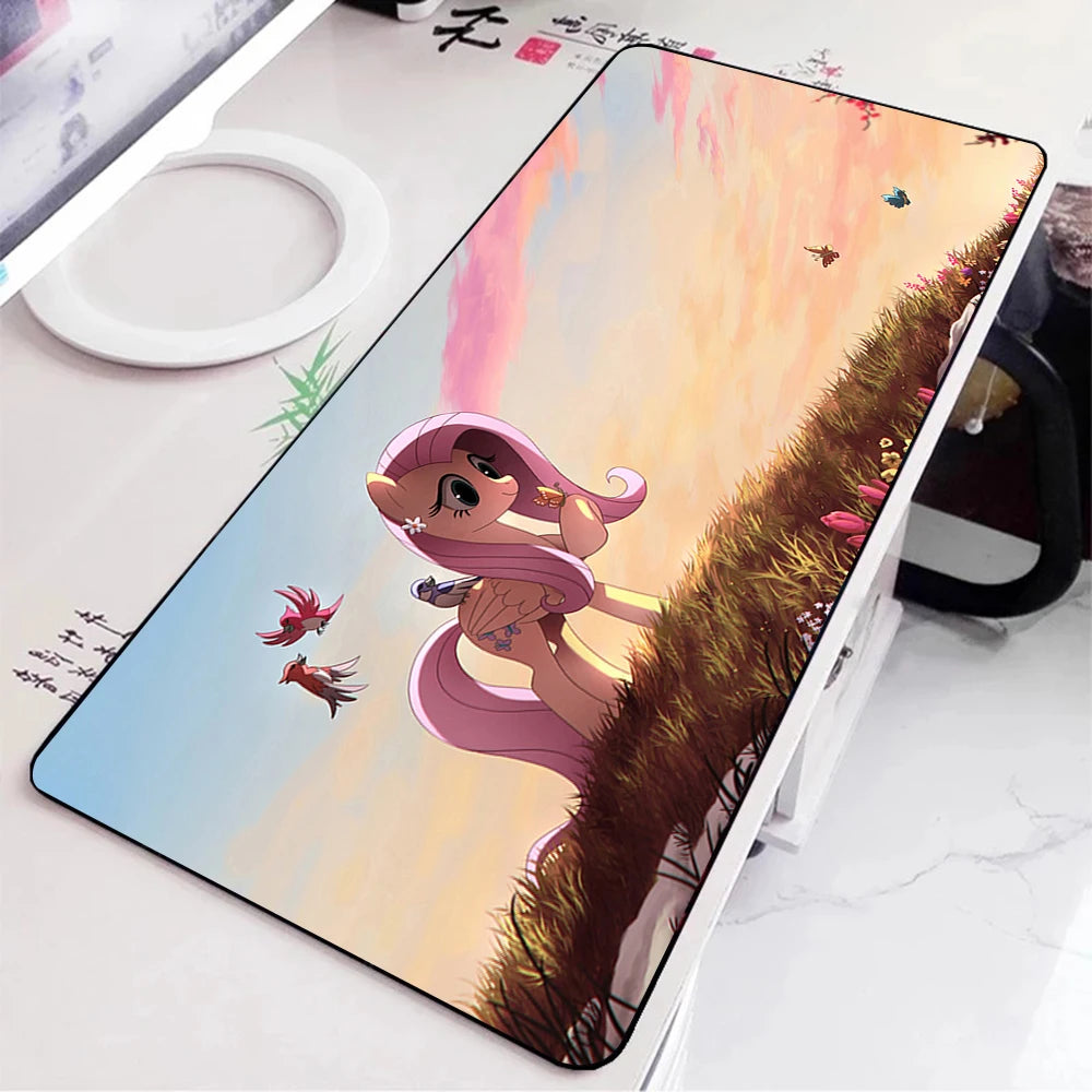 Pony Hot Little Unicorns Mousepad HD Printing Computer Gamers Locking Edge Non-slip Mouse Pad XXL90x40cm Keyboard PC Desk Pad