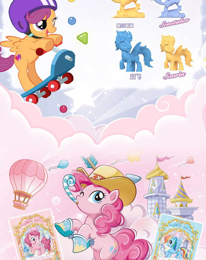 Kayou My Little Pony Magic Rubber Puppet V1 V2 V3 Trendy Blind Box Genuine Eraser Holiday Gift Ornaments