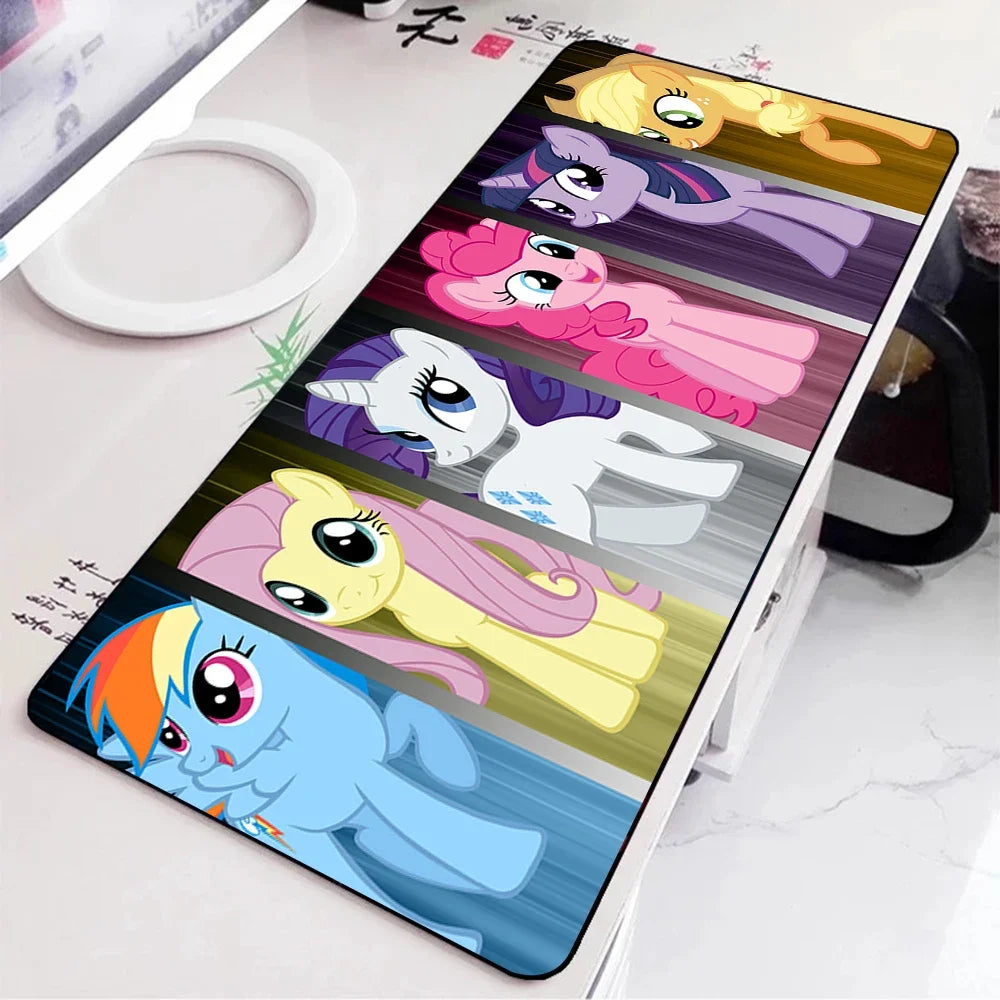Pony Hot Little Unicorns Mousepad HD Printing Computer Gamers Locking Edge Non-slip Mouse Pad XXL90x40cm Keyboard PC Desk Pad