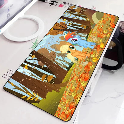 Pony Hot Little Unicorns Mousepad HD Printing Computer Gamers Locking Edge Non-slip Mouse Pad XXL90x40cm Keyboard PC Desk Pad