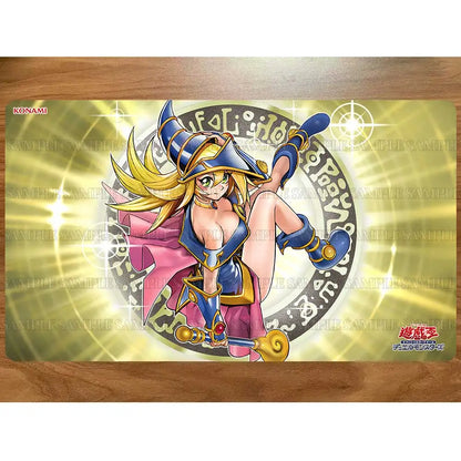 Yu-Gi-Oh Playmat Dark Magician Girl Card Game Pad YGO Mat KMC TCG YuGiOh M-007