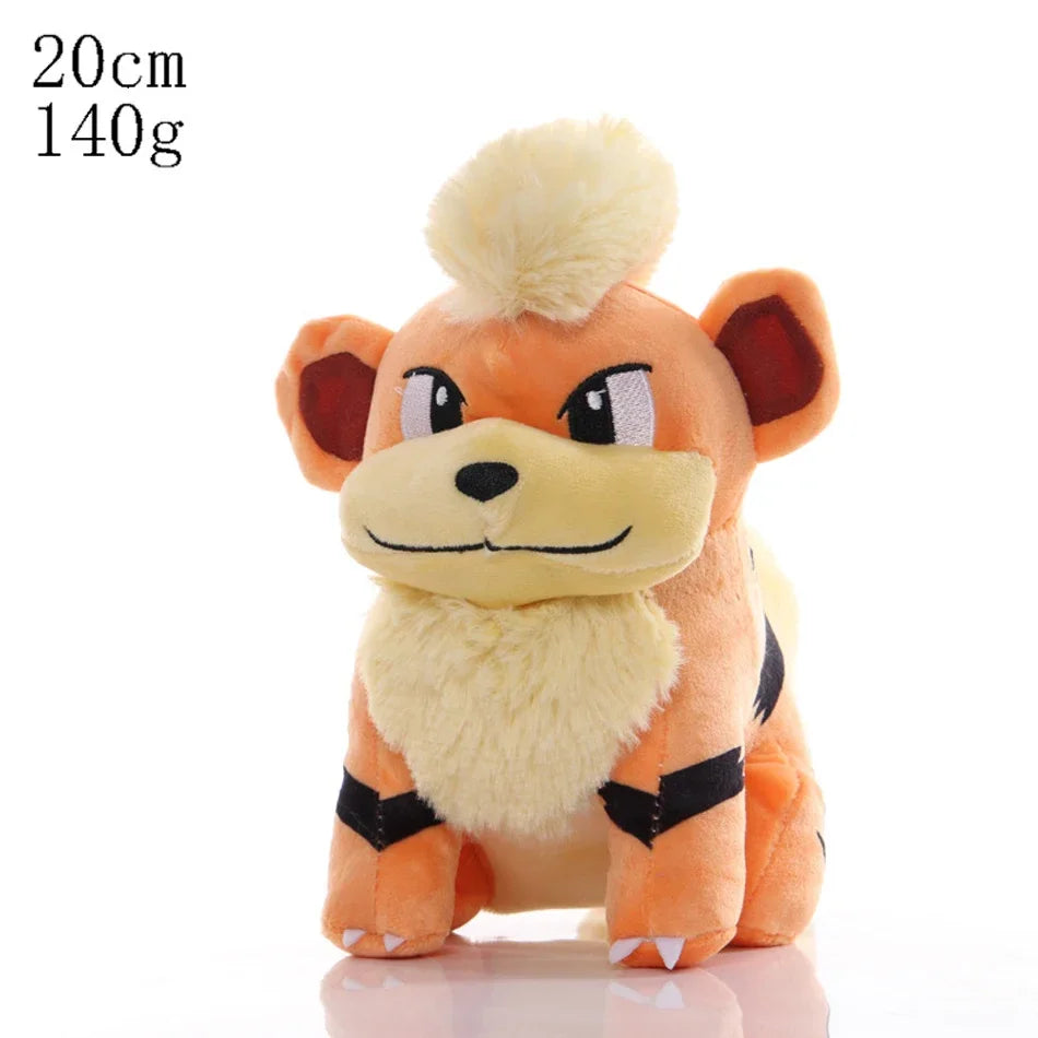 Hot Sale Pokemon Plush Dolls Set - Pikachu Charmander Bulbasaur Squirtle Psyduck Eevee Soft Stuffed Animals Peluche Toy Gifts