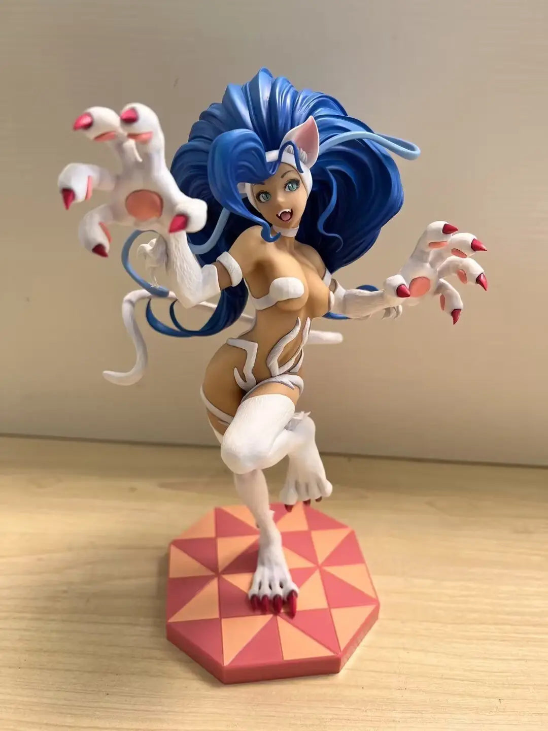 Beautiful Girl Demon Succubus Monica Lilith Felicia Game Around The Animation Hand-Made Ornaments Model