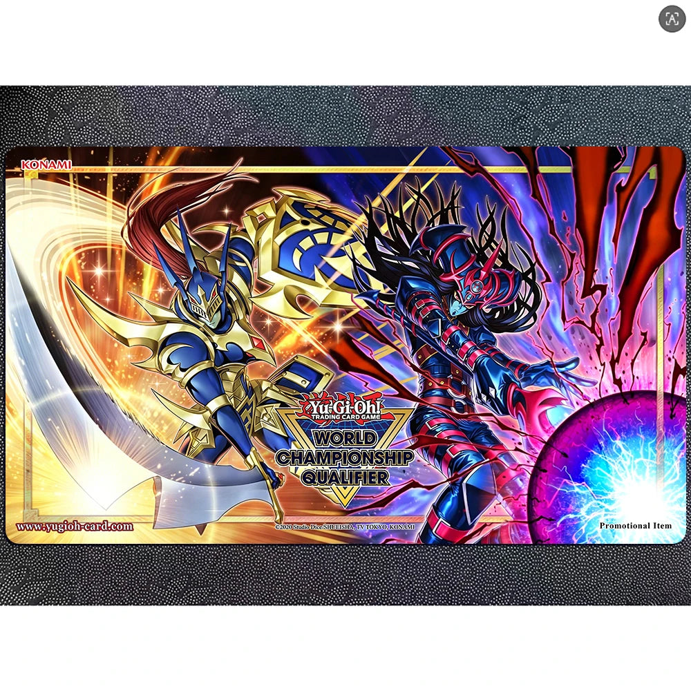 Yu-Gi-Oh Playmat Black Luster Soldier - Soldier of Light and Darkne Dark Magician Card Pad Custom YGO Mat KMC TCG YuGiOh Mat-315