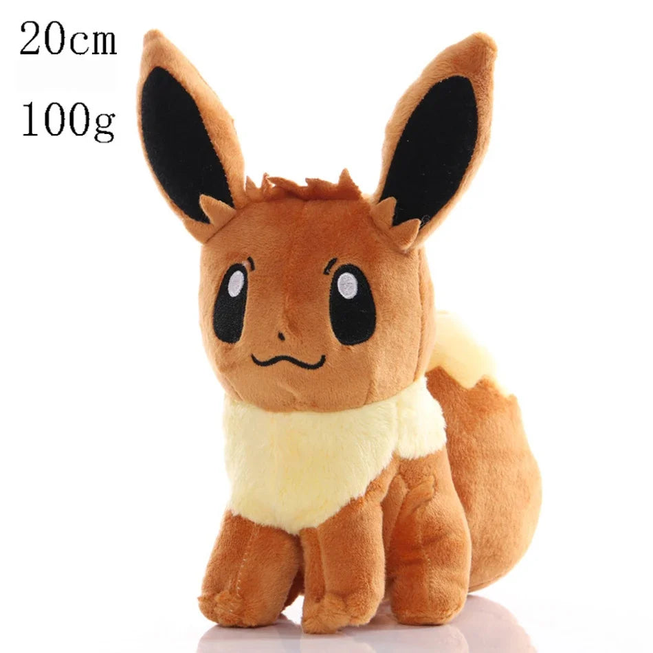 Hot Sale Pokemon Plush Dolls Set - Pikachu Charmander Bulbasaur Squirtle Psyduck Eevee Soft Stuffed Animals Peluche Toy Gifts