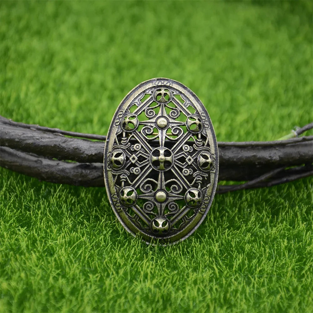 Nostalgia 1Pcs Retro Sweden Norse Viking Brooches Badge Suit Shirt Clothing Jewelry Brosch Talisman