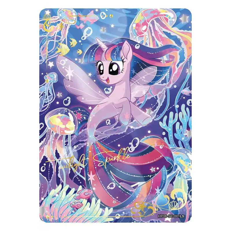 KAYOU Genuine My Little Pony Card Friendship Eternal 6 7 8 Huiyue Series SC SLR SGR UR Cute Princess Anime Collectible Cards Toy