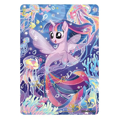 KAYOU Genuine My Little Pony Card Friendship Eternal 6 7 8 Huiyue Series SC SLR SGR UR Cute Princess Anime Collectible Cards Toy