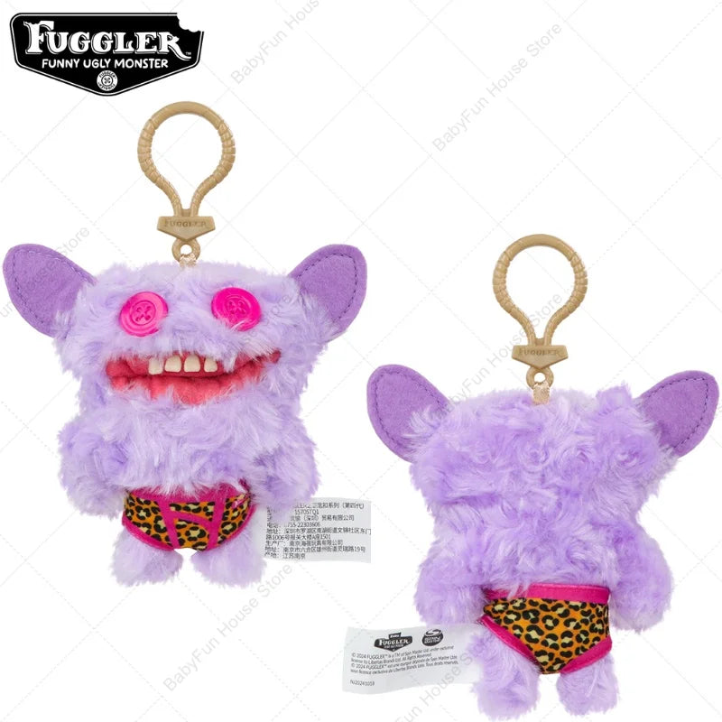 Original Fuggler Ugly Teeth Monster Plush Toy Keychain Pendant