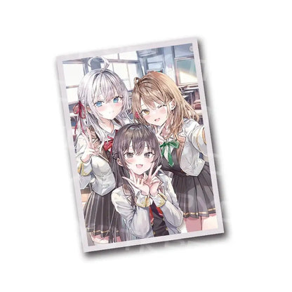 60Pcs/pack PTCG Mix Anime Collect Card Sleeves Cute Alisa Firefly Robin Collect Battle Cards Decoration Card Sleeves 63X90MM