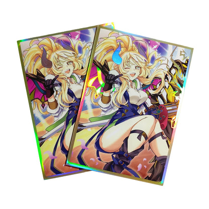 50pcs Diy Yu-Gi-Oh! Witchcrafter Madame Rilliona Card Sleeve TCG OCG Kewl Tune Rotary Galatea Game Collectible Card Sleeve Toys