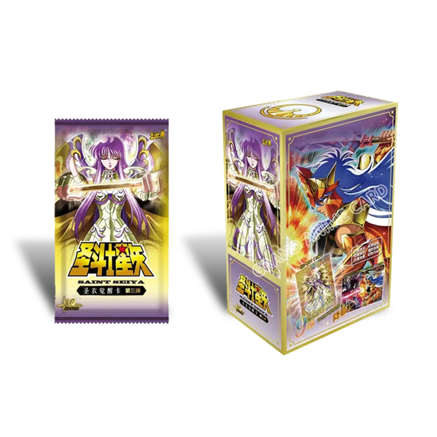 New Kayou Saint Seiya Cloth Awakening Card Box Manga Edition Collectible Card Star Pack Japanese Anime Rare Collection Cards