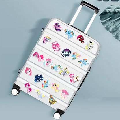 50Pcs Pony Stickers Cute Cartoon Stickers Mobile Phone Cup Notebook Waterproof Decorative Hand Account Stickers