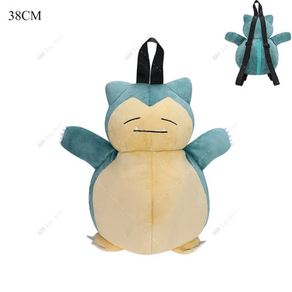 Pokemon Plush Backpack Anime Gengar Charizard Piplup Eevee Mimikyu Soft Stuffed Schoolbag Shoulder Bag Toy for Kids