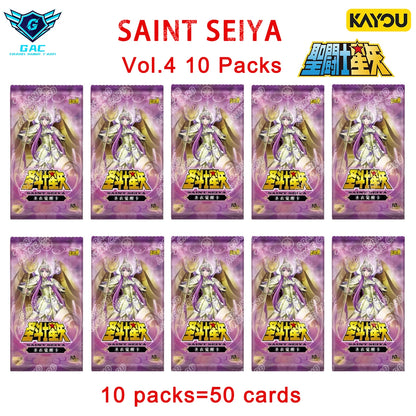 New Kayou Saint Seiya Cloth Awakening Card Box Manga Edition Collectible Card Star Pack Japanese Anime Rare Collection Cards