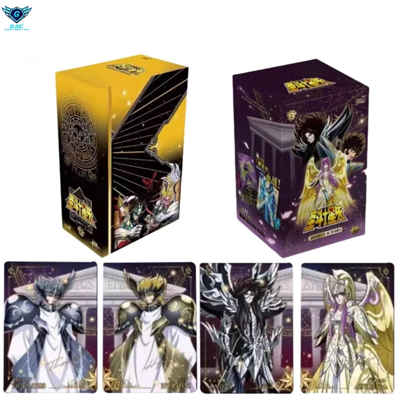 New Kayou Saint Seiya Cloth Awakening Card Box Manga Edition Collectible Card Star Pack Japanese Anime Rare Collection Cards