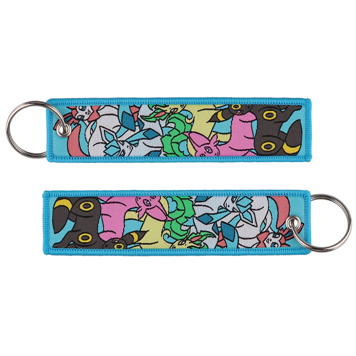 Anime Cute Animal Jet Tag Embroidery Keys Tag Women Keyring Cartoon Car Keys Fashion Jewelry Accessories Kids Gifts 1PCS