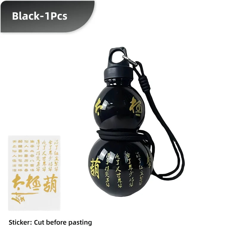 Portable Gourd Water Bottle 750ML Large Capacity Sports Water Bottle Chinese Style Water Kettle Leakproof Water Jug PC Water Cup