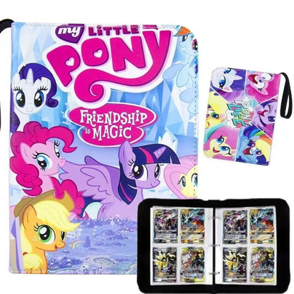 400 My Little Pony Anime Cartoon Album Book Game Card Collection Binder Children’s Toy Large Capacity Business Card Holder Gift