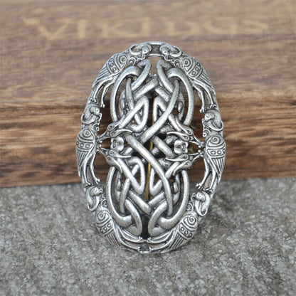 Nostalgia 1Pcs Retro Sweden Norse Viking Brooches Badge Suit Shirt Clothing Jewelry Brosch Talisman