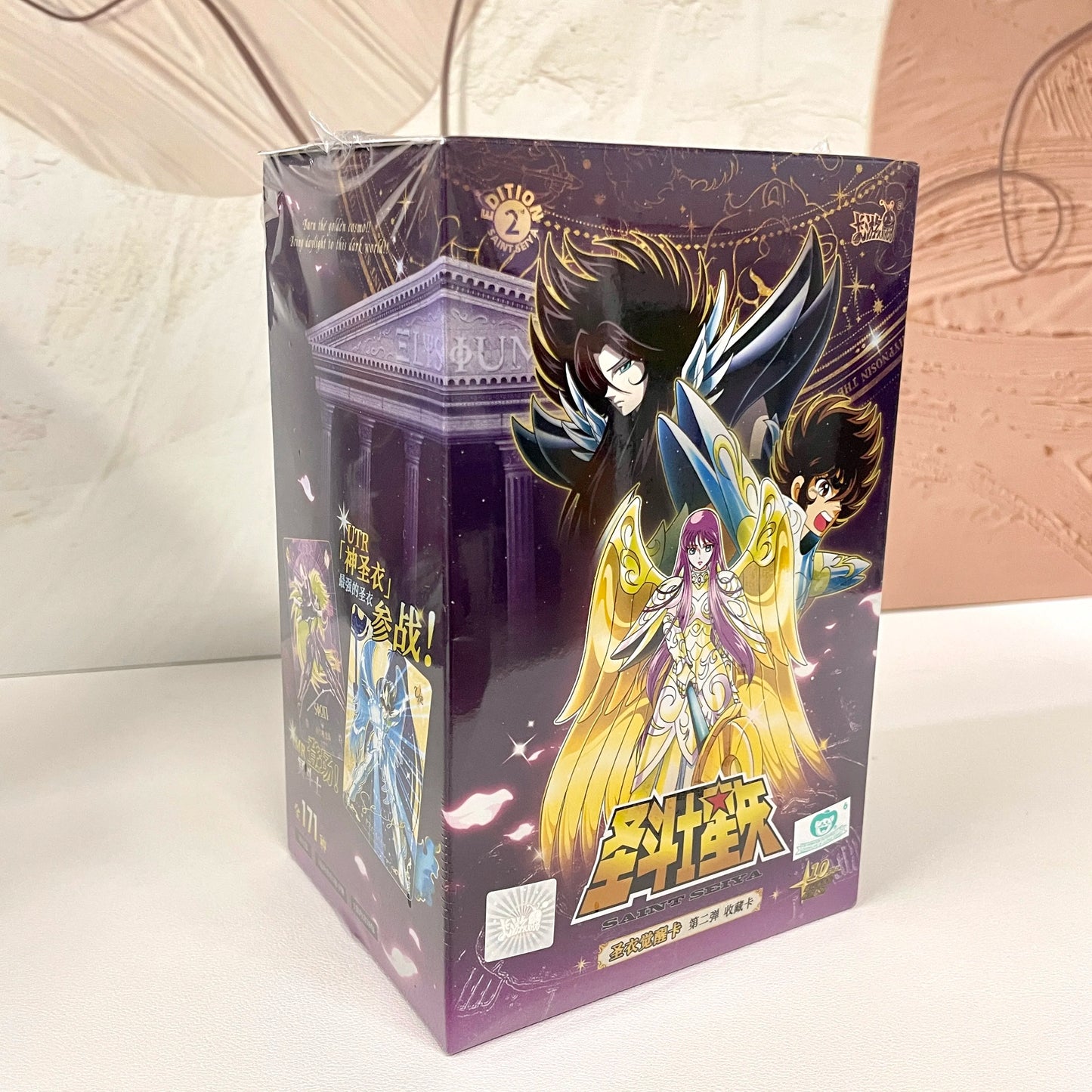 New Kayou Saint Seiya Cloth Awakening Card Box Manga Edition Collectible Card Star Pack Japanese Anime Rare Collection Cards
